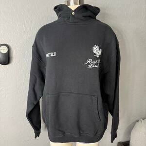 Darc Sport Wolves Among Roses Side-By-Side Series Pierce Hoodie, Black, M